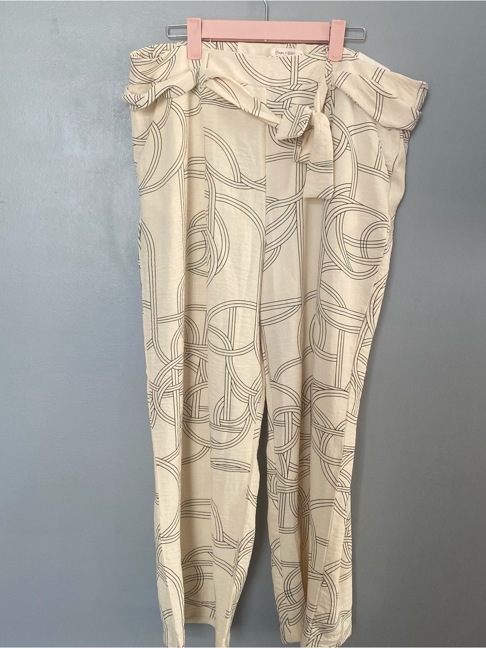 Haver & Blair Pull on Wide-Leg Crop High-Rise Pants SZ XL